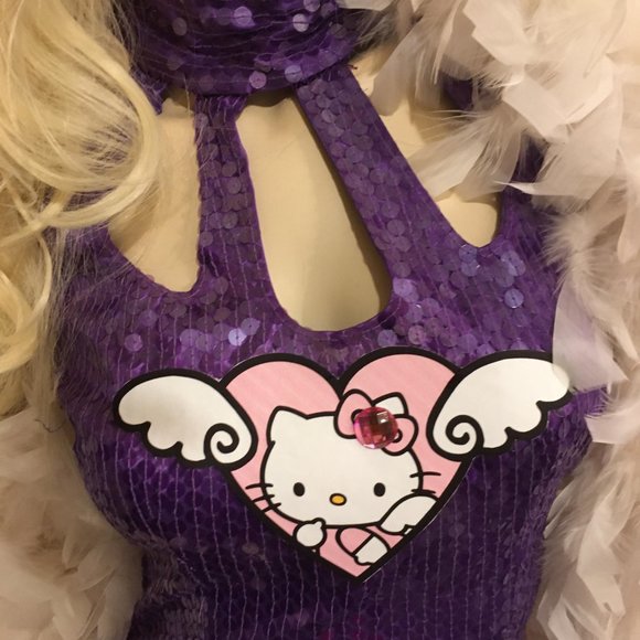 Purple Sequin Prom Dress - Picture 8 of 13